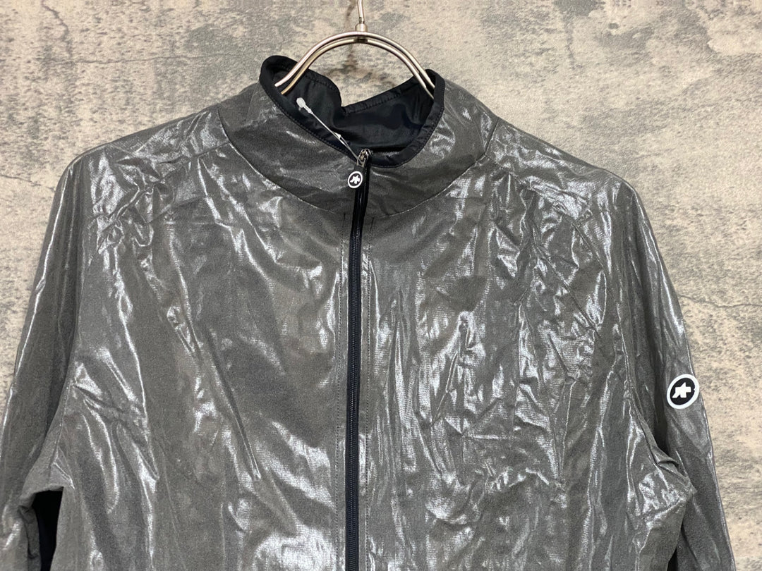 JY647 アソス ASSOS MILLE GT Clima Jacket EVO Black Series 長袖 ウィンドブレーカー グレー L