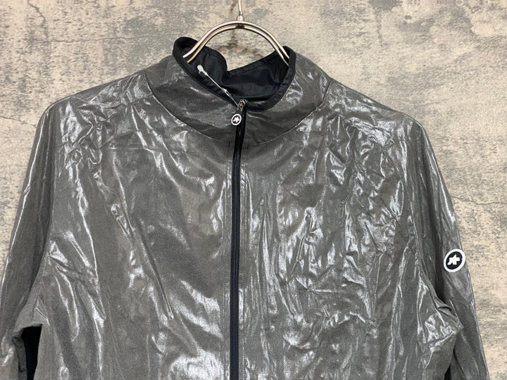 JY647 アソス ASSOS MILLE GT Clima Jacket EVO Black Series 長袖 ウィンドブレーカー グレー L