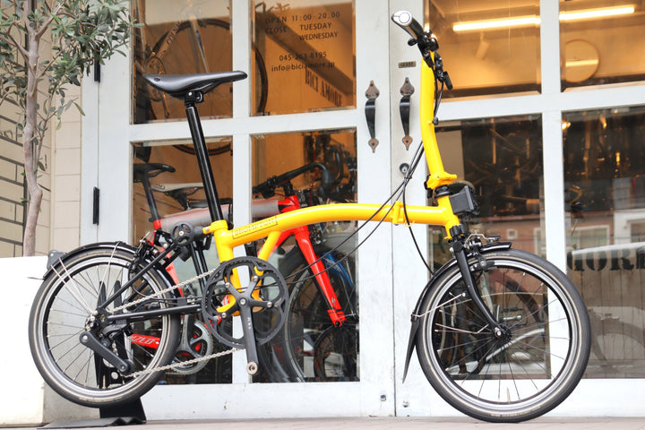 ブロンプトン BROMPTON P LINE URBAN LOW BUMBLE BEE YELLOW S4L 2023モデル 16インチ 折り畳み 小径車 ミニベロ 【横浜店】