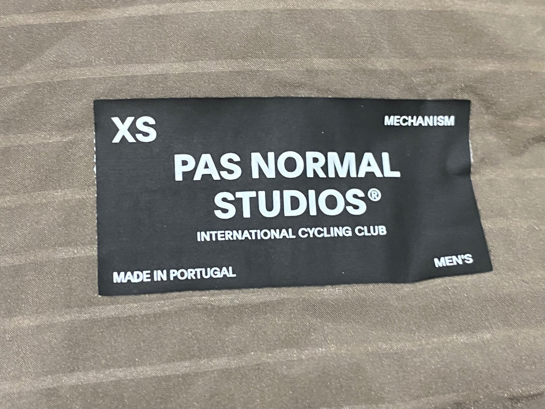 JQ528 パスノーマルスタジオ PAS NORMAL STUDIOS Mechanism Pro 半袖サイクルジャージ 茶 XS
