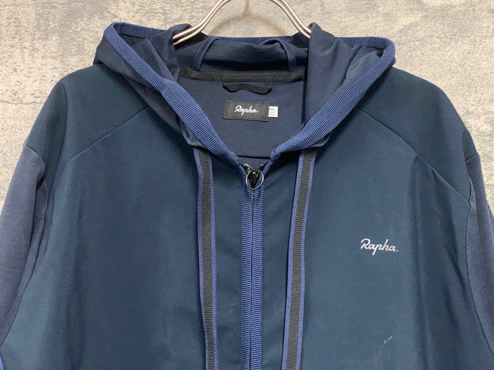 KG229 ラファ Rapha TRANSFER HOODIE フーディ 長袖 ジャケット 濃紺 XXL