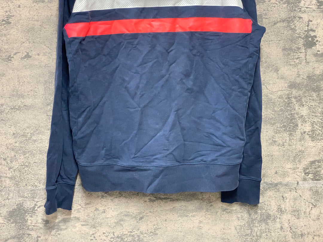 KG219 ラファ Rapha BREVET HOODIE フーディ 長袖 スウェットパーカー ネイビー XL