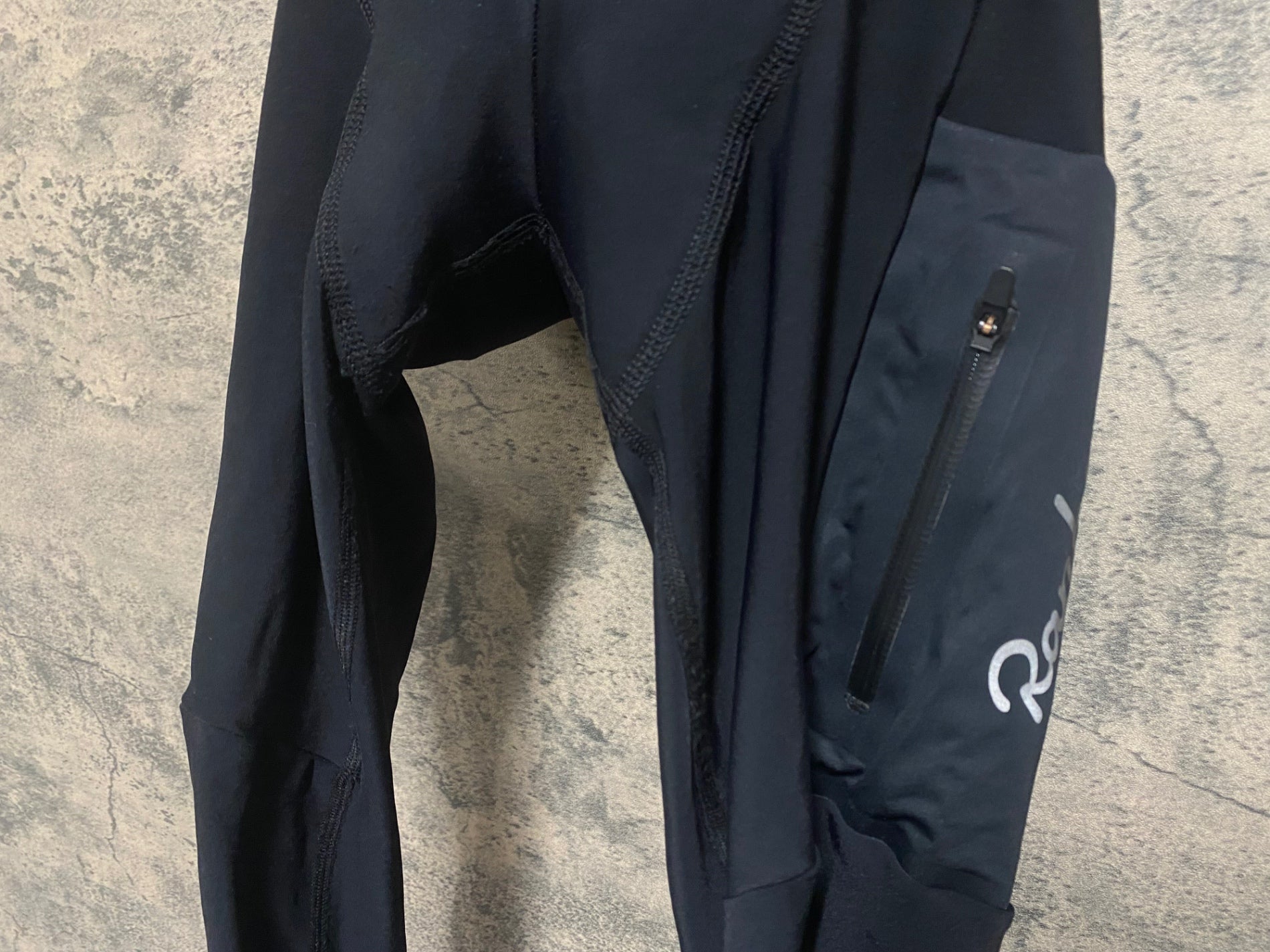 KQ561 ラファ Rapha BREVET CARGO WINTER TIGHTS ビブタイツ 黒 S 裏