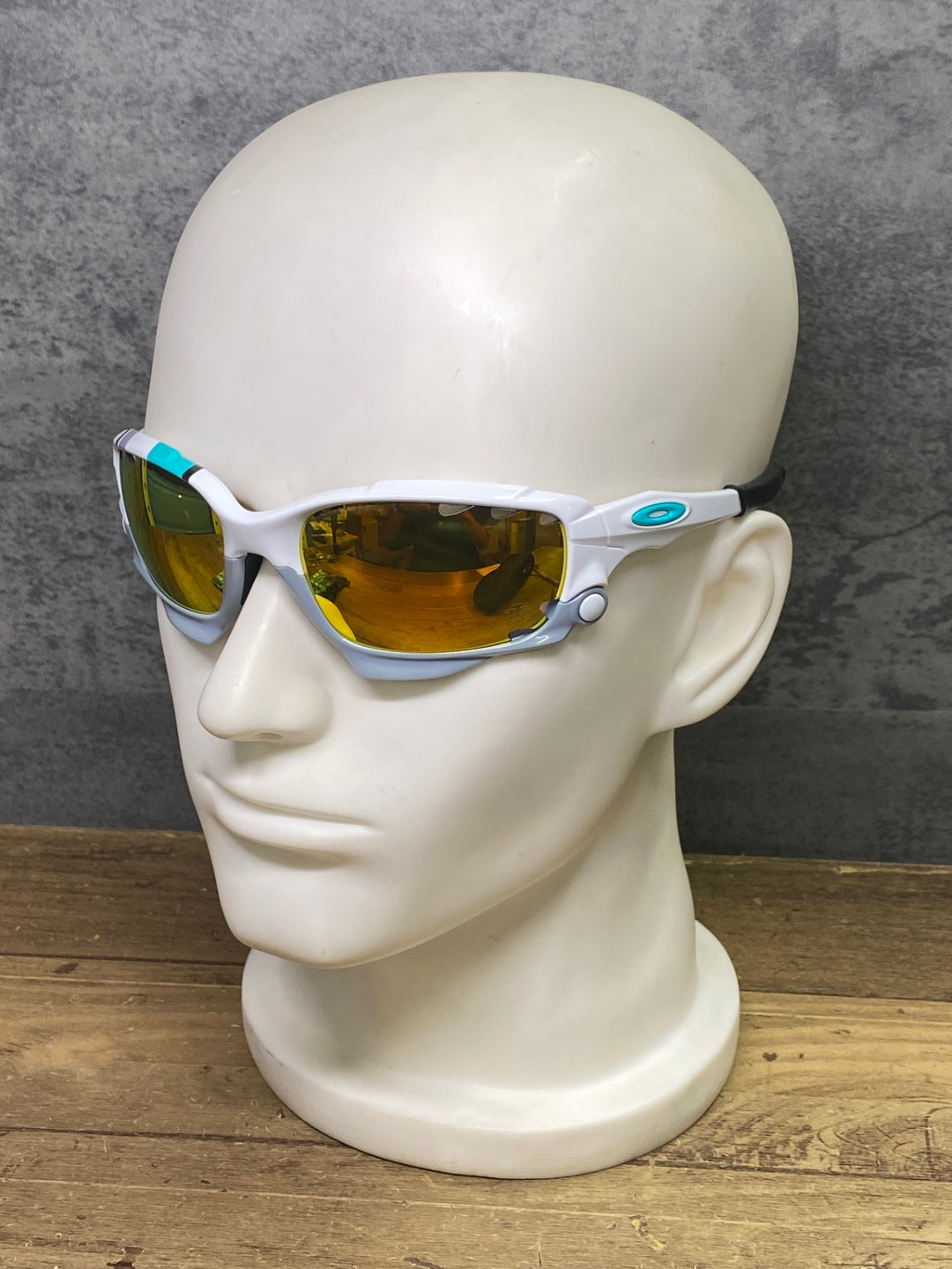 JN147 オークリー OAKLEY Racing Jacket サングラス アイウェア 白 グレー OAKLEY30周年記念限定サングラス レンズ付属