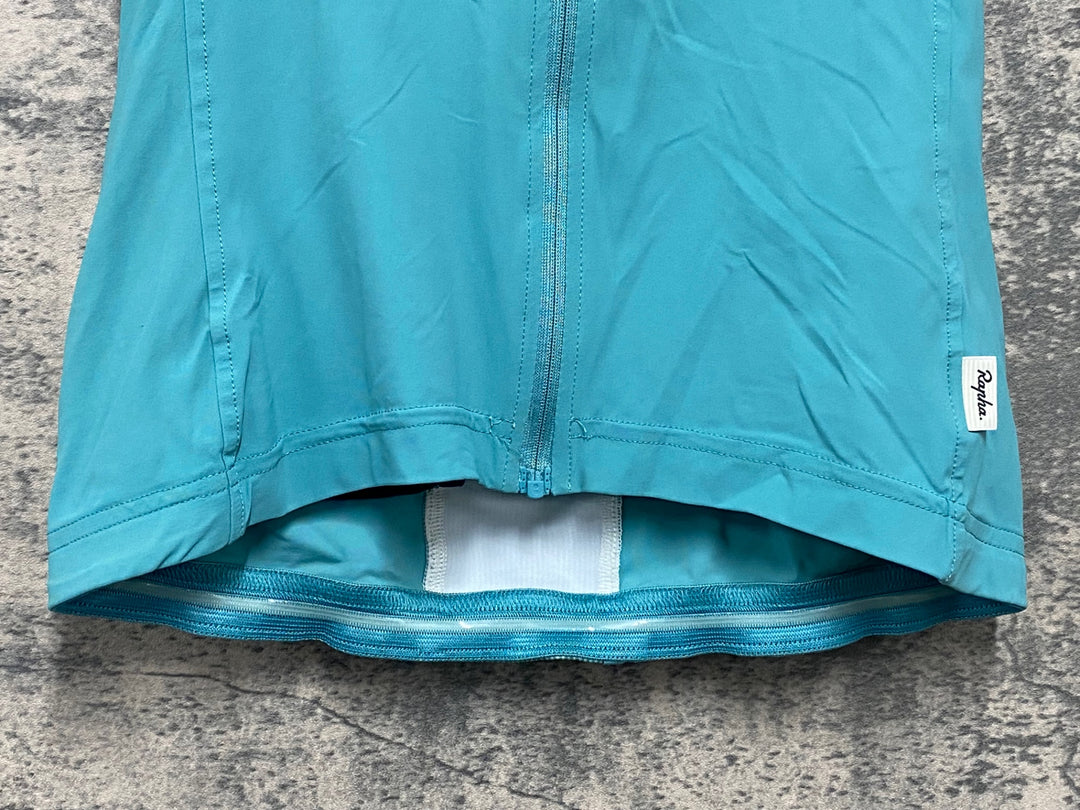 JX639 ラファ Rapha SOUPLESSE JERSEY 半袖 サイクルジャージ ターコイズ レディース S