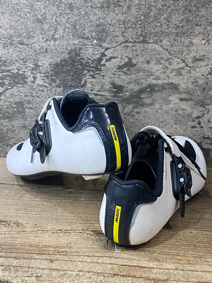 JZ621 マヴィック MAVIC AKSIUM ELITE Ⅲ ビンディングシューズ 白 EU42