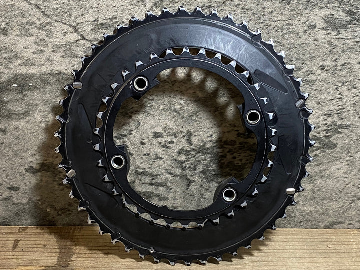 KK461 シマノ SHIMANO アルテグラ ULTEGRA FC-R8100 チェーンリング セット 50/34T ※摩耗大のためジャンク