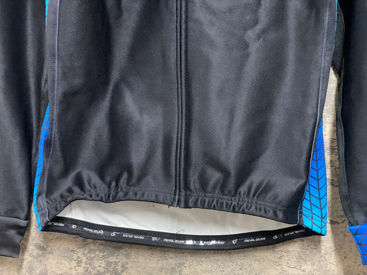 KA423 パールイズミ PEARL iZUMi 長袖 サイクルジャケット 黒 青 M 裏起毛