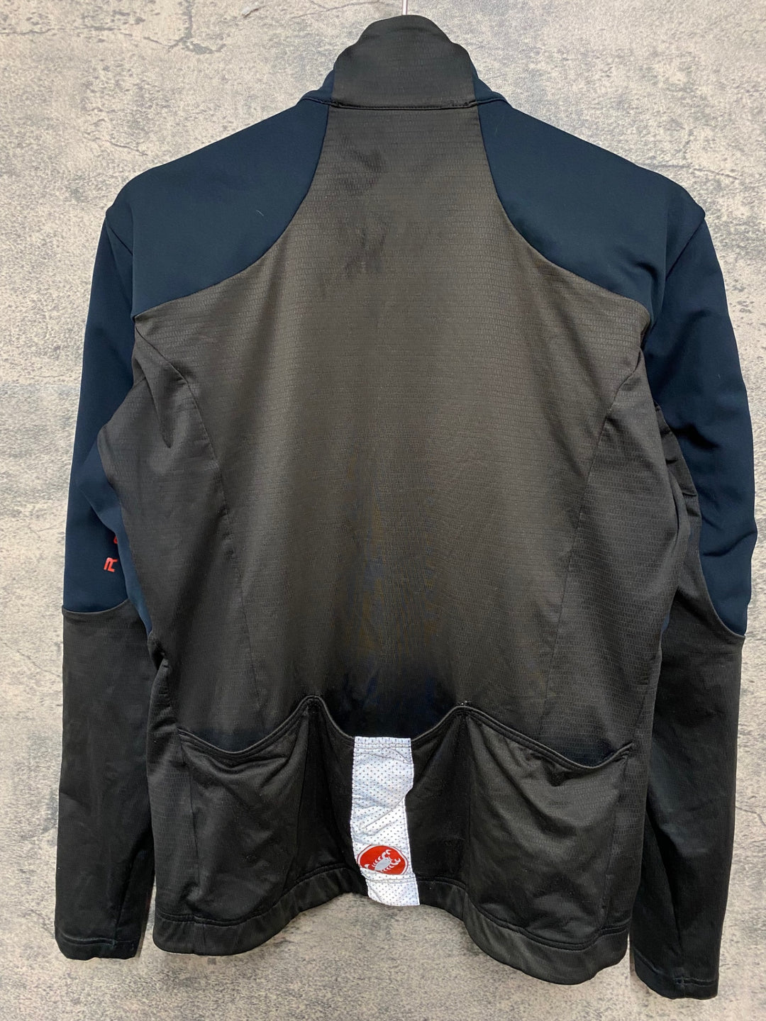 KG029 カステリ CASTELLI 長袖 サイクルジャージ 黒 M 裏起毛 GORE-TEX INFINIUM