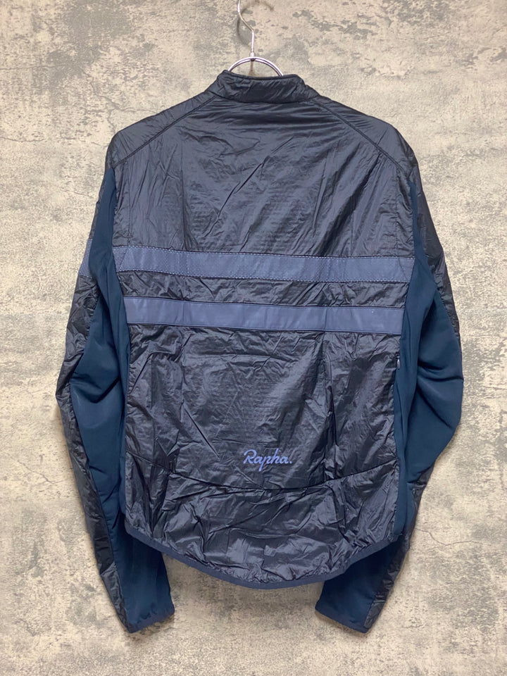 KB428 ラファ Rapha BREVET INSULATED JACKET 長袖 サイクルジャケット 紺 M