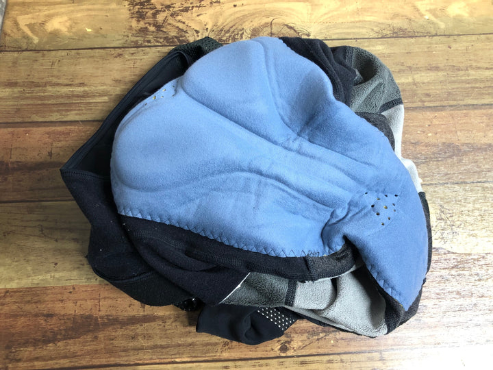 KK716 パールイズミ PEARL iZUMi クイックビブタイツ 黒 M 裏起毛 ※スレあり
