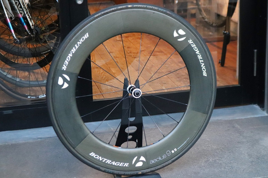 ボントレガー BONTRAGER アイオロス AEOLUS 9 カーボン チューブラー フロントホイール 【東京南麻布店】