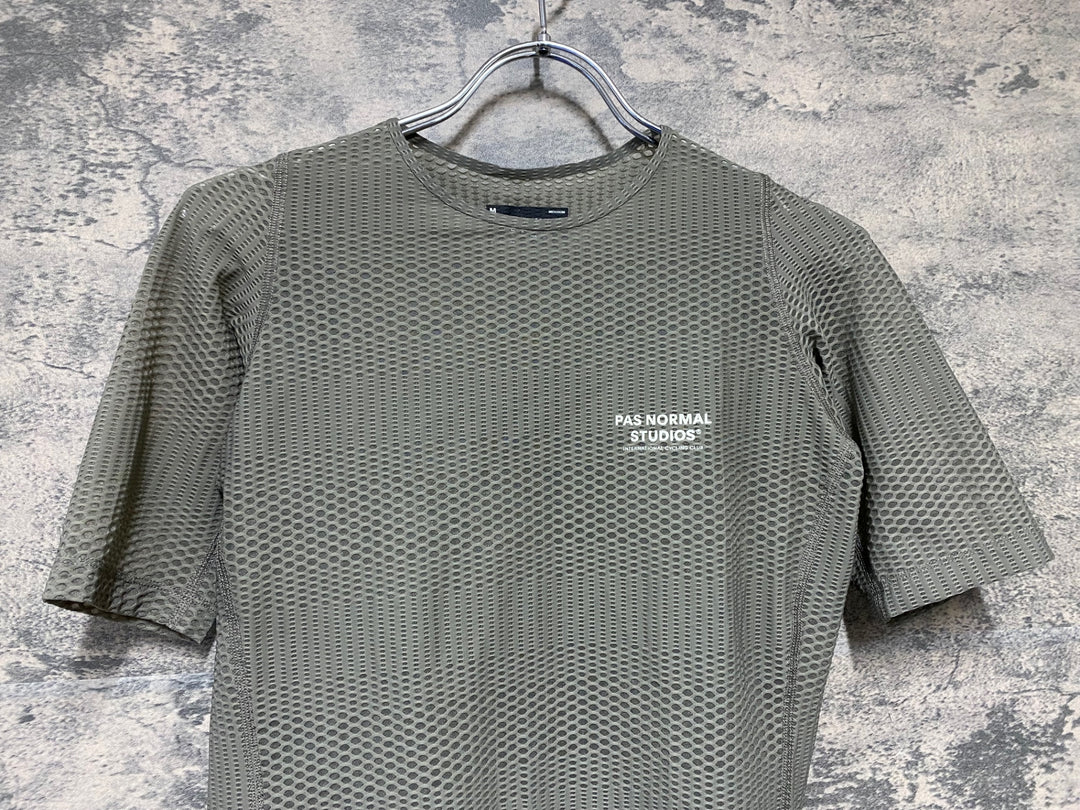KJ285 パスノーマルスタジオ PAS NORMAL STUDIOS Men's Mechanism Pro Zipless Jersey 半袖 サイクルジャージ グレー M