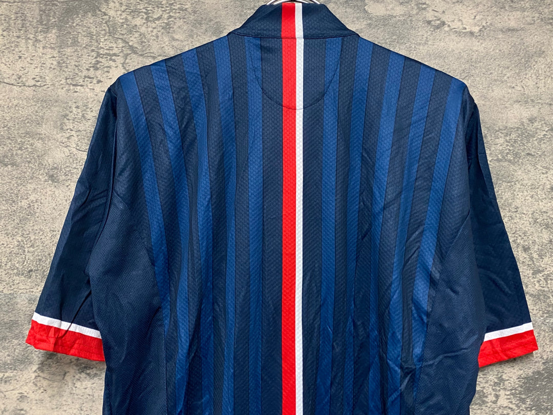 KK053 カステリ CASTELLI 半袖 サイクルジャージ 2XL 青