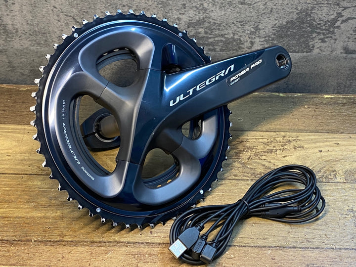 JI143 ジャイアント GIANT POWER PRO シマノ SHIMANO アルテグラ ULTEGRA FC-R8000 パワーメーター 52/36T 170mm ※右側接続不可のためジャンク