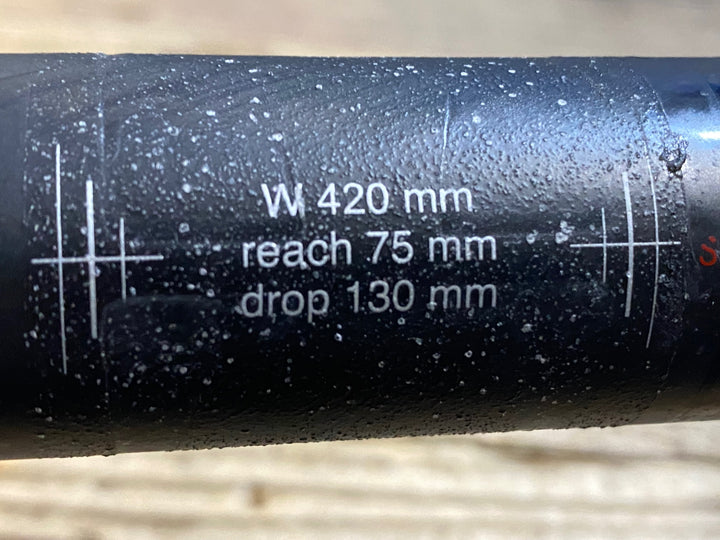 KC617 デダエレメンティ DEDA ELEMENTI SUPERLEGGERA カーボン ドロップハンドル エンド外-外420mm Φ31.7