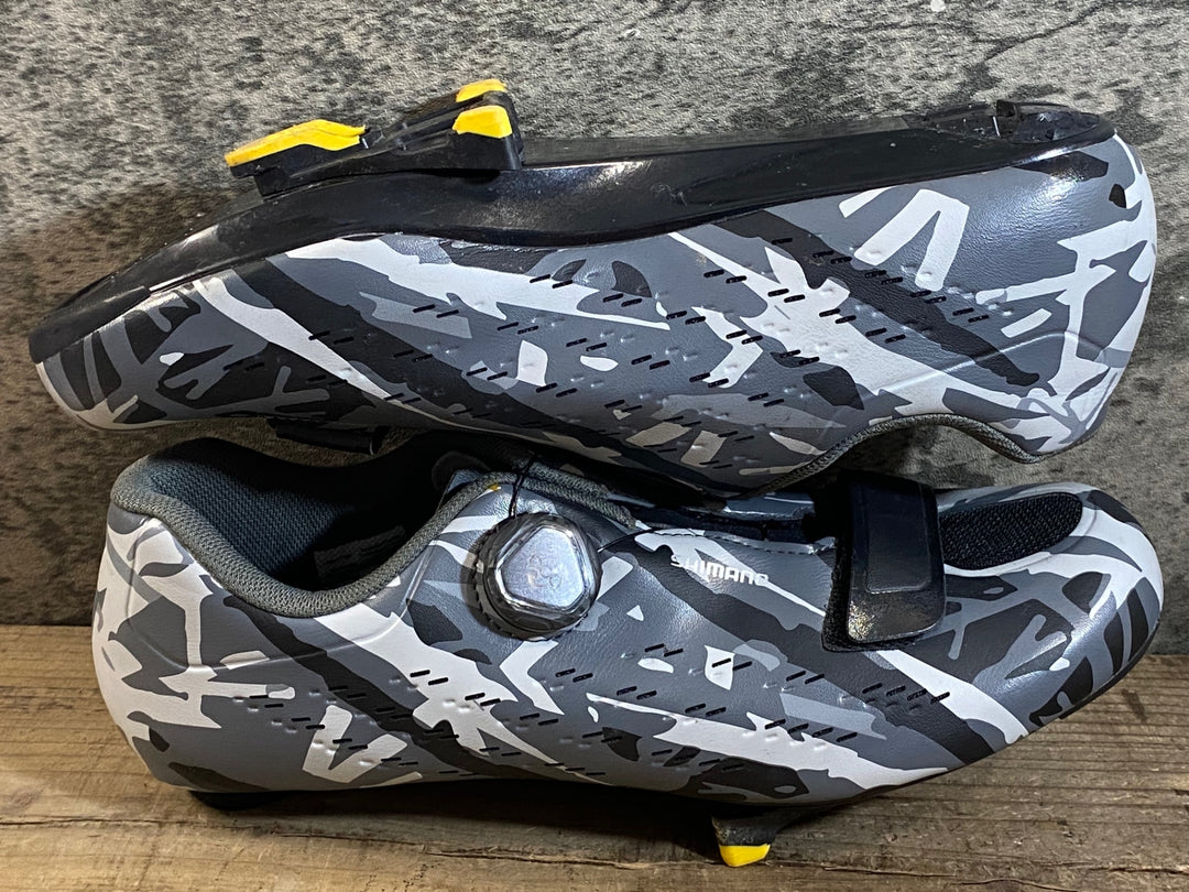 KH164 シマノ SHIMANO RP5 SH-RP501-S C ビンディングシューズ 3穴 黒 EU43