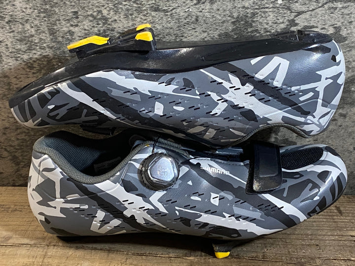 KH164 シマノ SHIMANO RP5 SH-RP501-S C ビンディングシューズ 3穴 黒 EU43