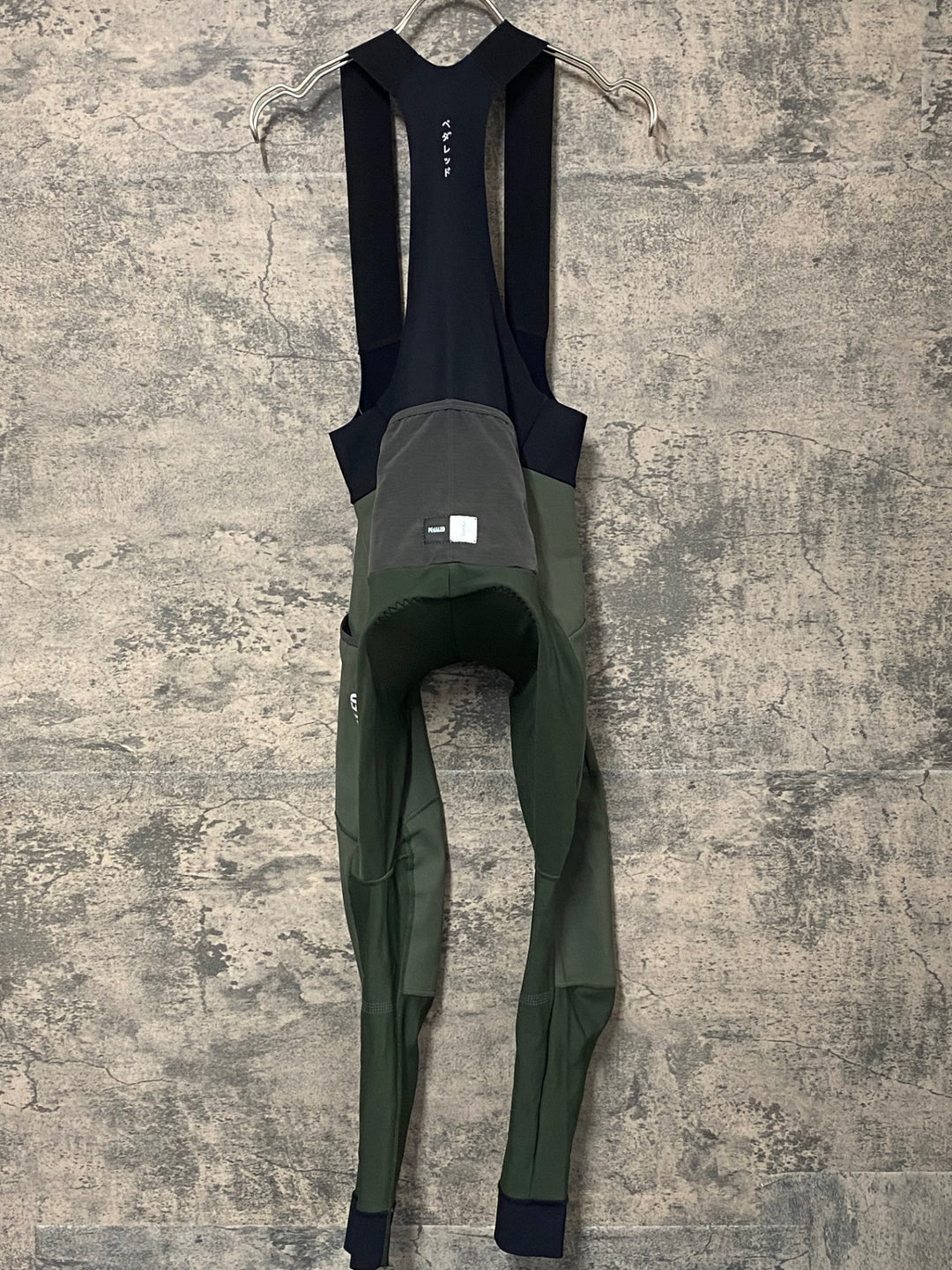 JZ171 ペダレッド PEdALED ビブタイツ カーキ S 裏起毛