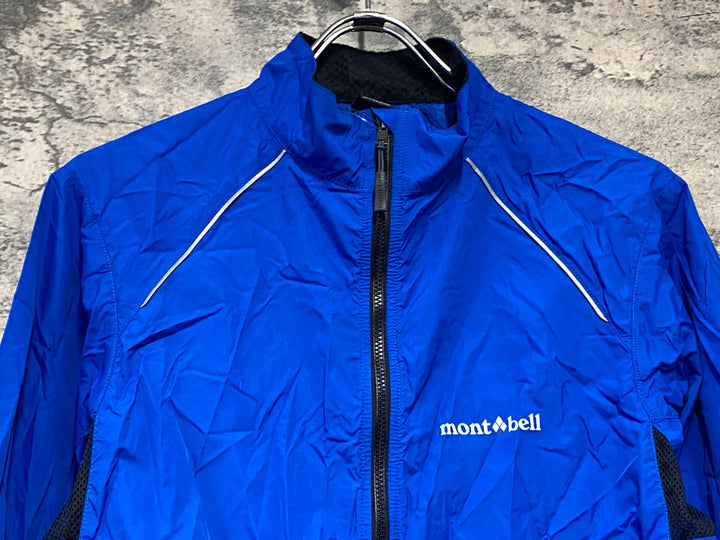 JW754 モンベル mont bell 長袖 ウィンドブレーカー 青 M