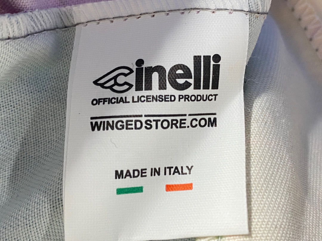 KG246 チネリ Cinelli サイクルキャップ 黄 緑 総柄
