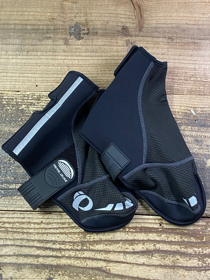 JI619 パールイズミ PEARL iZUMi シューズウォーマー 黒 M 裏起毛 WINDBREAK