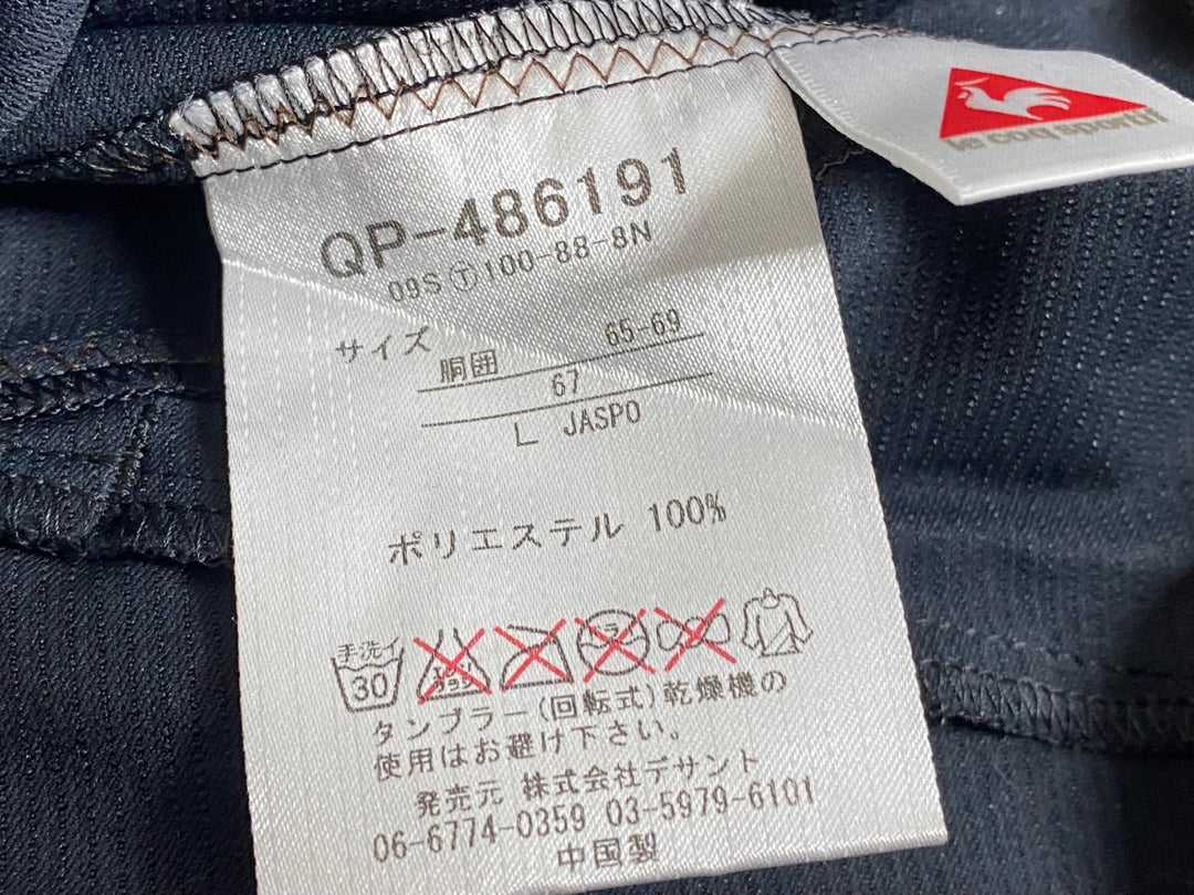 JO207 ルコックスポルティフ le coq sportif パンツ ロング 黒 レディース L