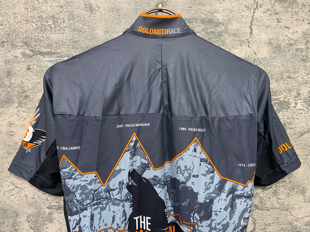 JW080 スポーツフル sportful 半袖 サイクルジャージ 黒 グレー M DOLOMITI RACE