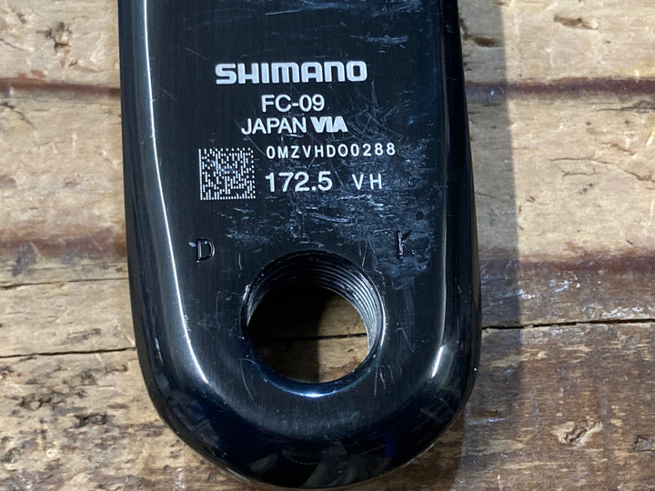 JQ523 シマノ SHIMANO デュラエース DURA-ACE FC-09 クランクセット 172.5mm 54/40