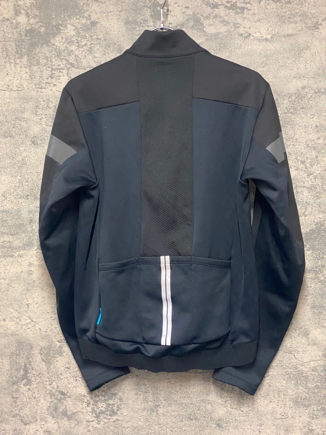 KM663 シマノ SHIMANO 長袖 サイクルジャケット 黒 M 裏起毛