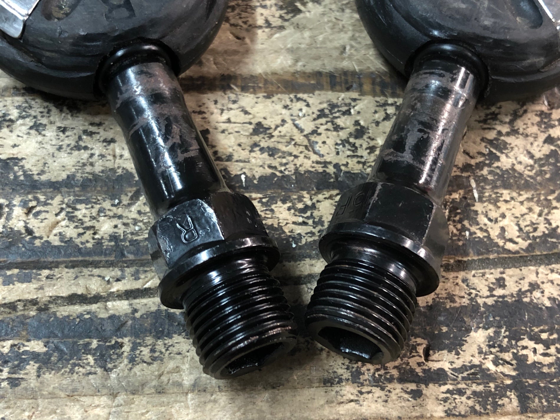 スピードプレイ ビンディングペダル　クロモリシャフト ブラック ROCKBROS ビンディングペダル SHIMANO SPD-SLシューズ対応 互換