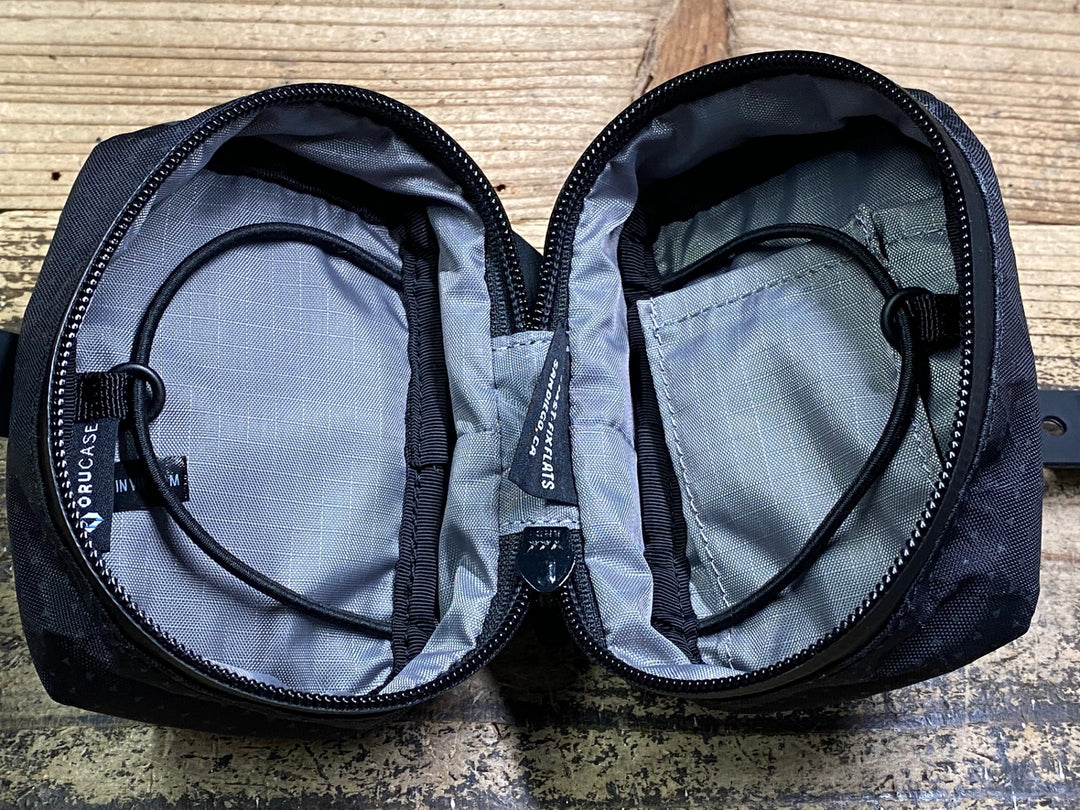 JK022 オルケース ORUCASE SADDLE BAG HC サドルバッグ 黒 0.6L