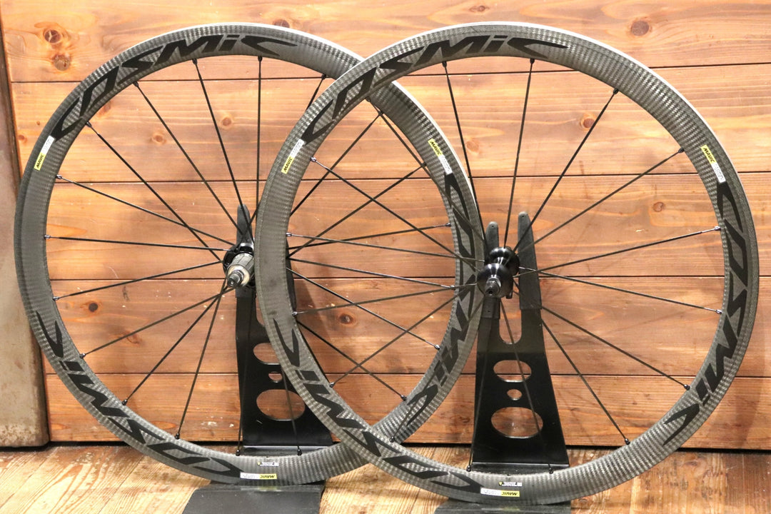 マヴィック MAVIC コスミック カーボン COSMIC CARBONE 40 ELITE アルミ/カーボン クリンチャー ホイールセット シマノ 11/12S ナローリム 13c 【東京南麻布店】