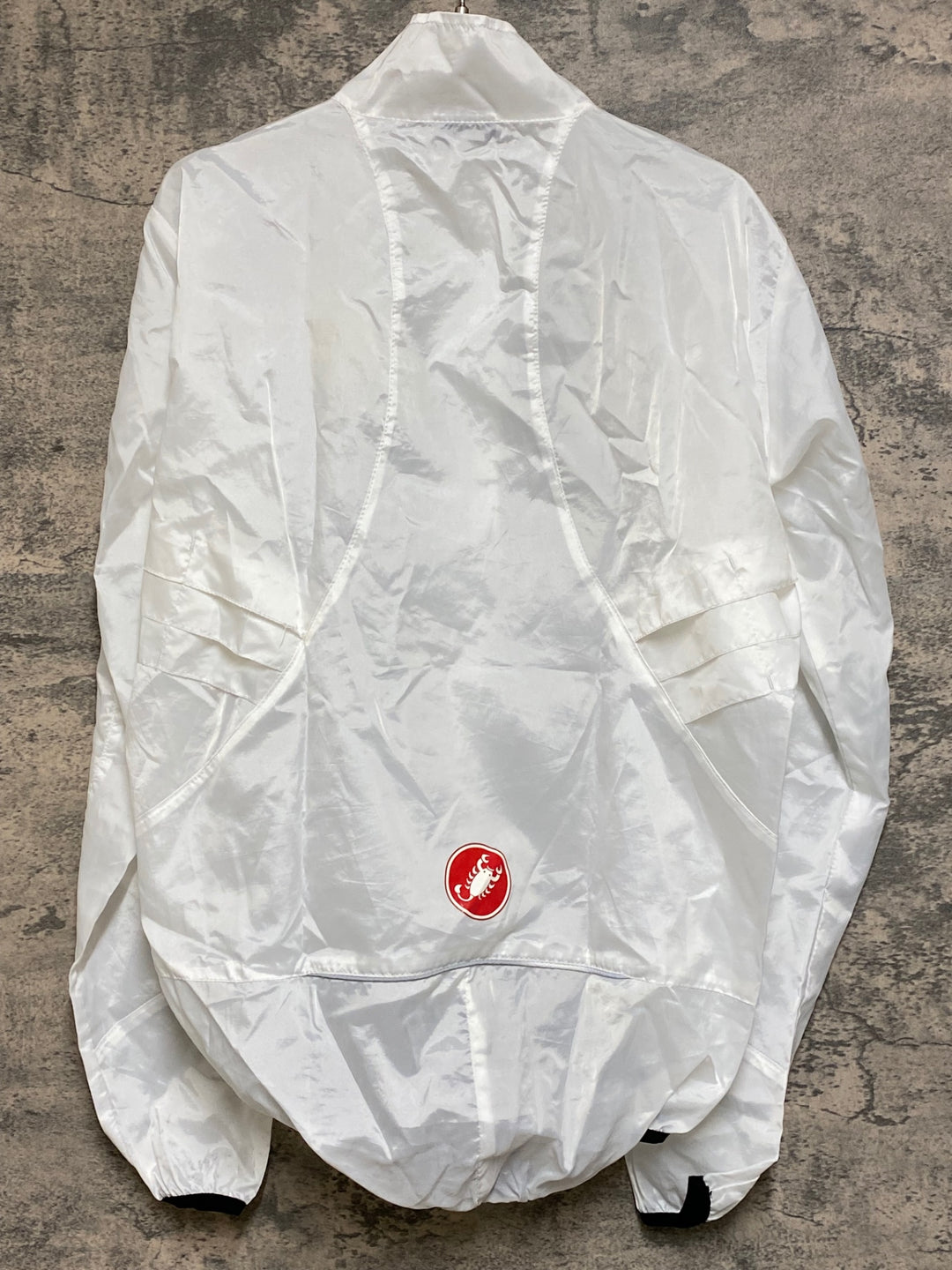 JP485 カステリ CASTELLI 長袖 ウインドブレイカー 白 M