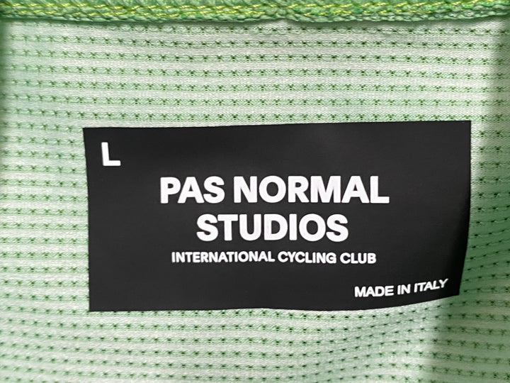 KJ280 パスノーマルスタジオ PAS NORMAL STUDIOS Mechanism Jersey 半袖 サイクルジャージ 緑 L