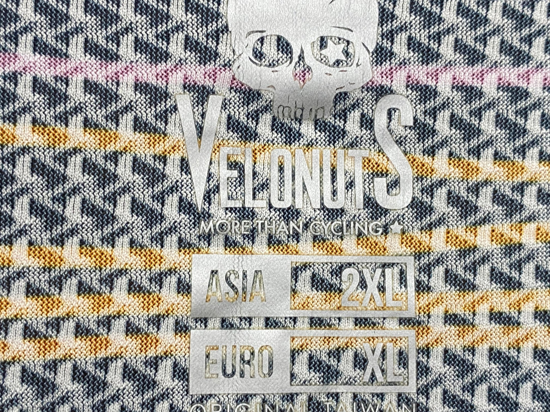 JR984 ベロナツ VeloNuts 半袖 サイクルジャージ 黒ピンク 2XL