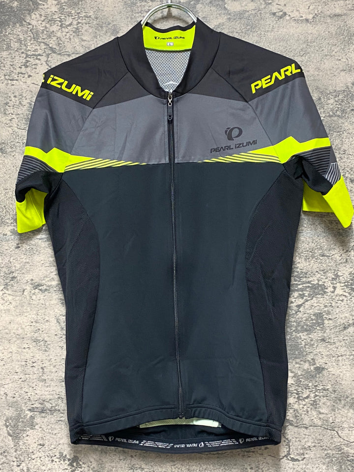 KG600 パールイズミ PEARL iZUMi 半袖 サイクルジャージ 黒黄 L