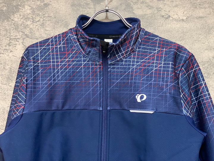 JZ249 パールイズミ PEARL iZUMi 長袖 サイクルジャケット ネイビー L 裏起毛