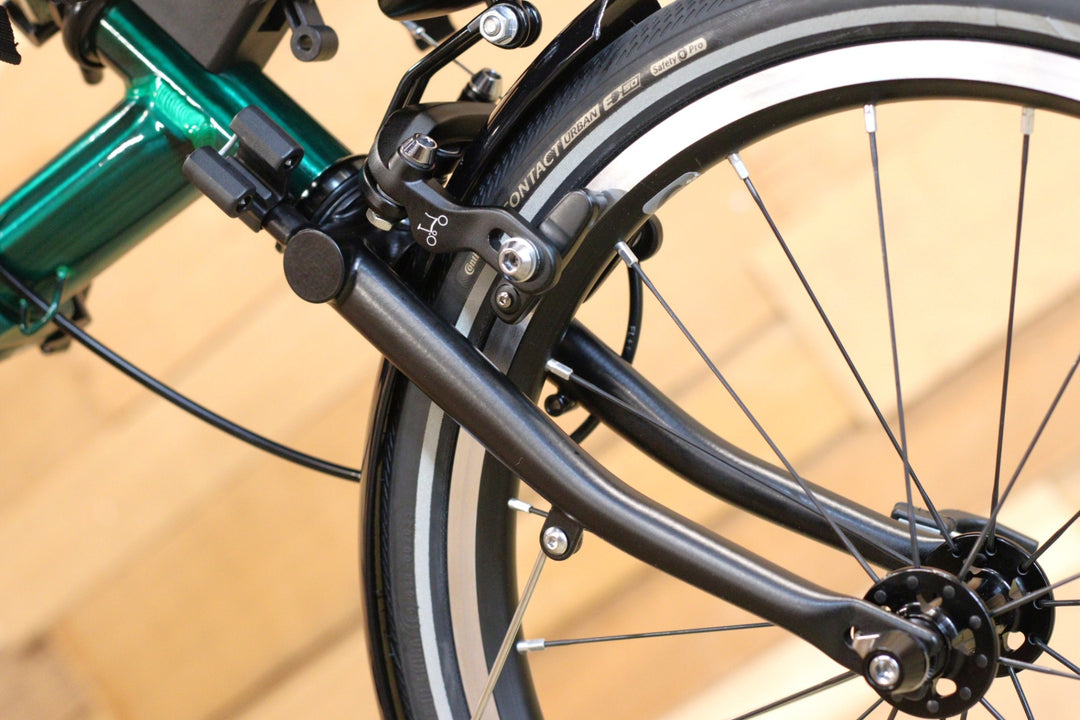 ブロンプトン BROMPTON P LINE URBAN MID M4L エメラルド ラッカー EMERALD LACQUER 2023 4S 16インチ 折り畳み ミニベロ フォールディングバイク 【立川店】