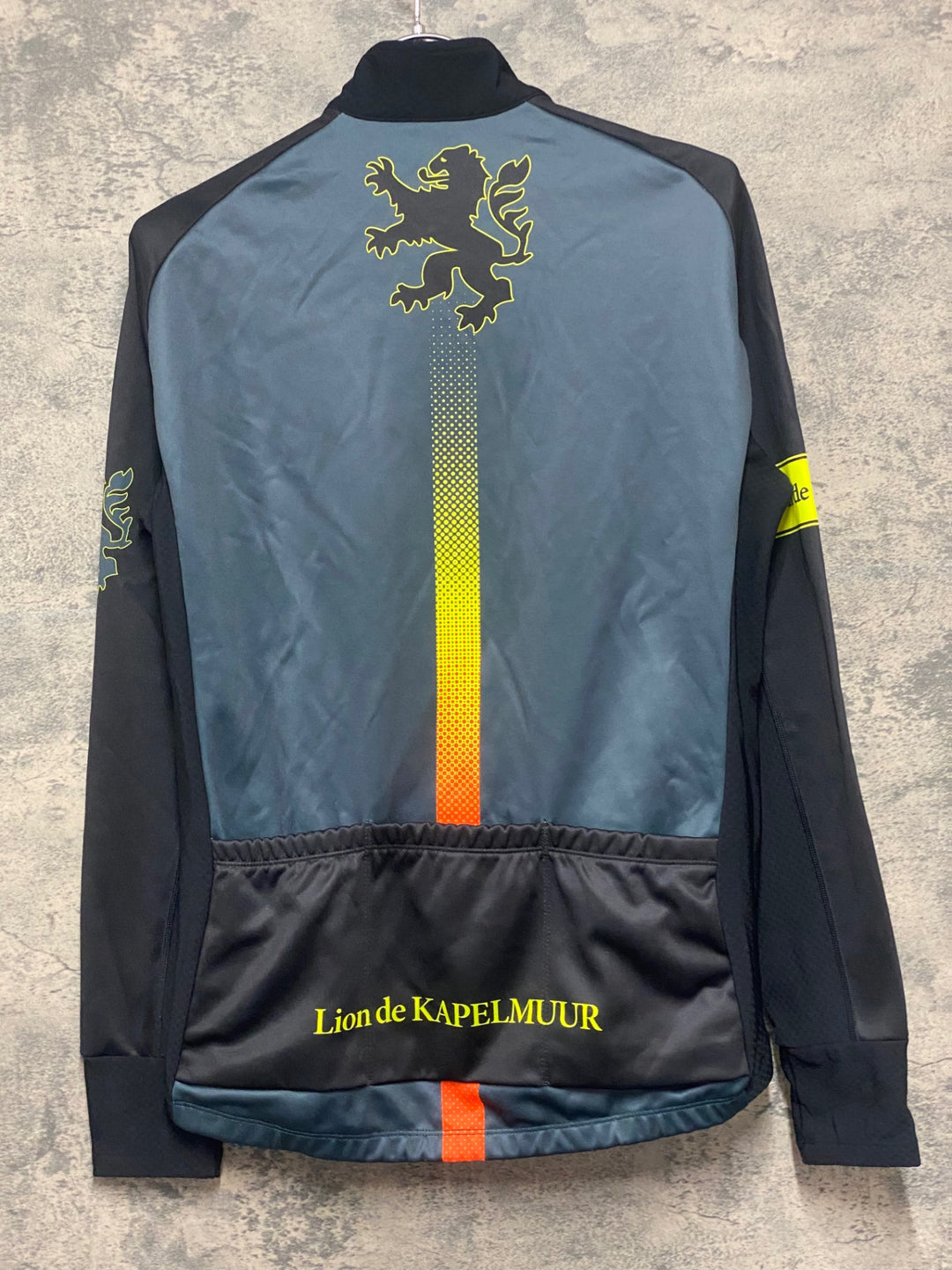 KL808 カペルミュール KAPELMUUR 長袖 サイクルジャージ 黒 緑 M 裏起毛