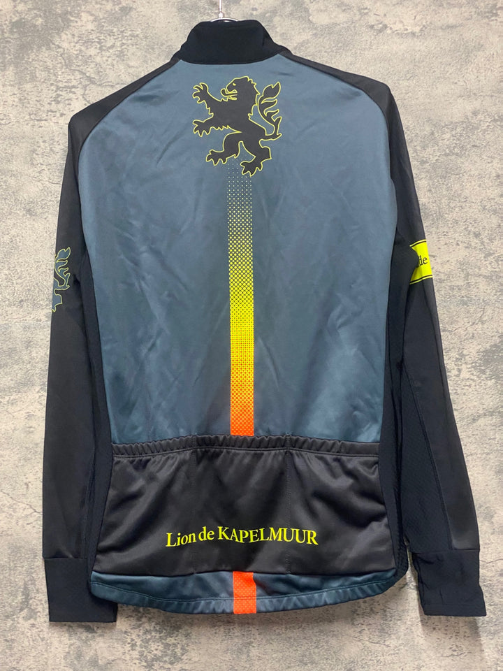 KL808 カペルミュール KAPELMUUR 長袖 サイクルジャージ 黒 緑 M 裏起毛