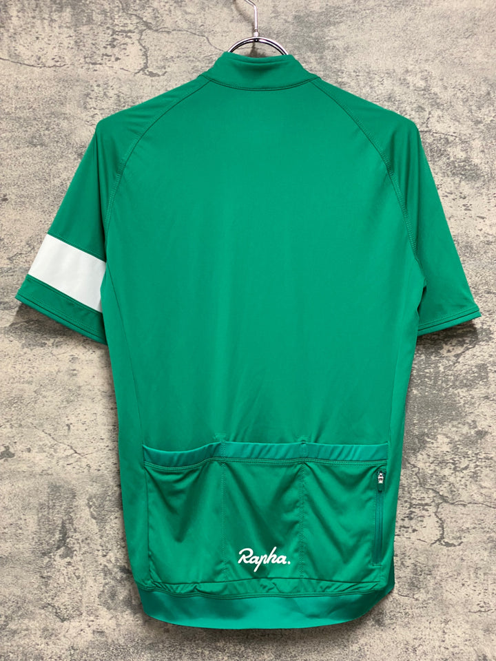 JH087 ラファ Rapha CORE JERSEY 半袖サイクルジャージ 緑 M