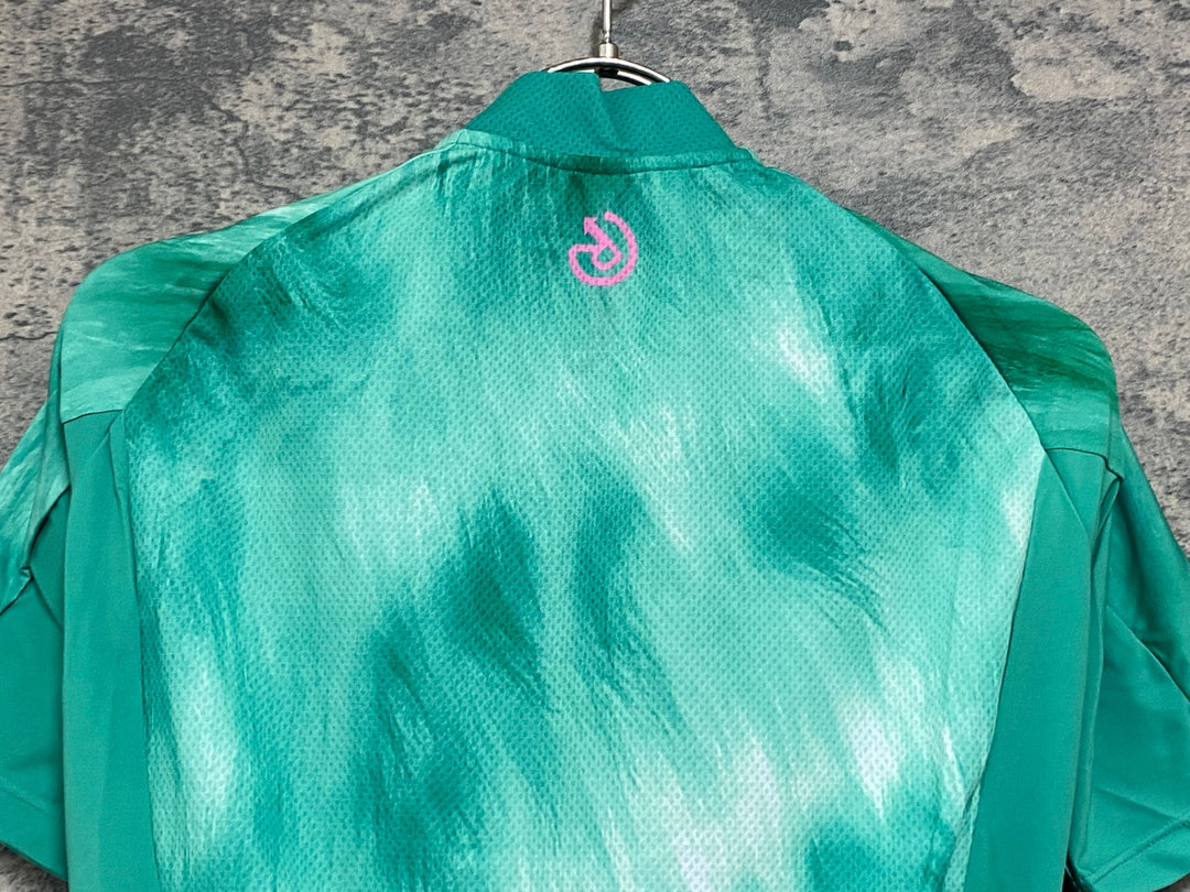 JV956 レリック reric Fuzzy Womens Standerd Jersey 半袖 サイクルジャージ レディース S 緑 レディース