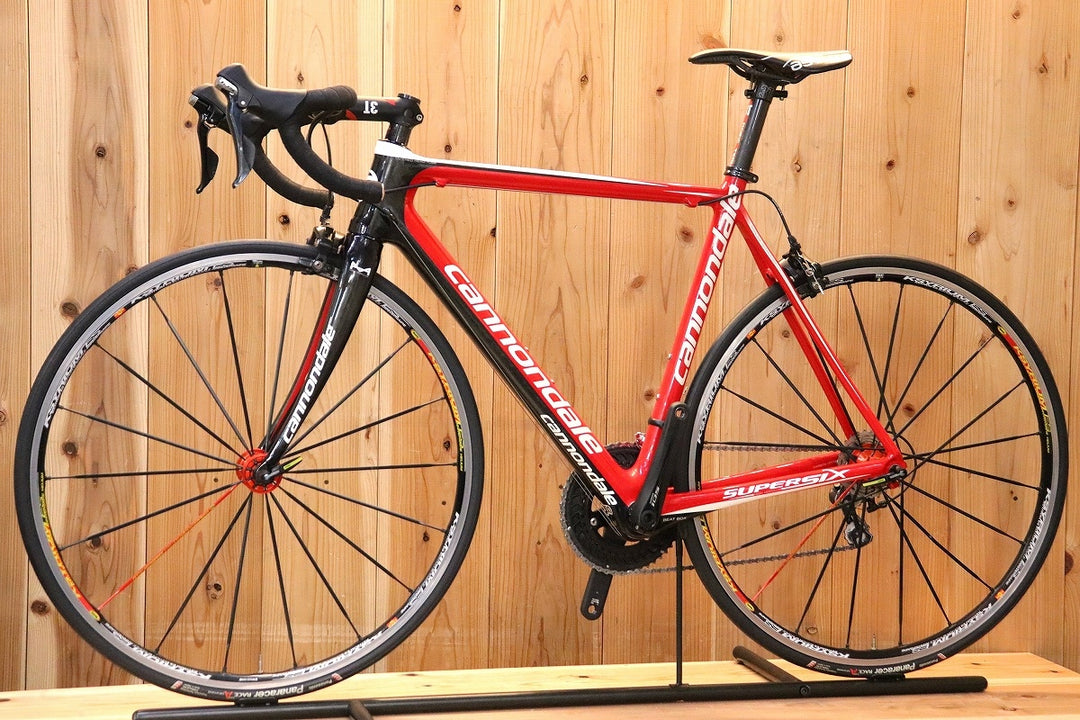 キャノンデール CANNONDALE スーパーシックス SUPERSIX HI-MOD 2010年モデル 54サイズ シマノ 105 5800 11S カーボン ロードバイク 【芦屋店】
