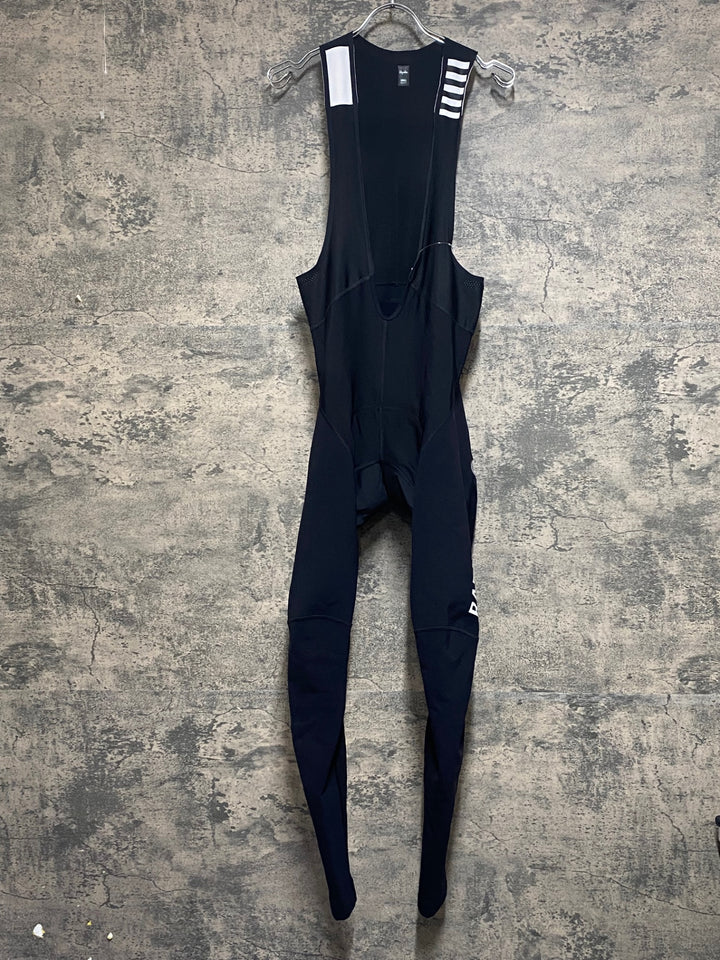 KB436 ラファ Rapha PRO TEAM WINTER TIGHTS WITH PAD ビブタイツ 黒 S 裏起毛