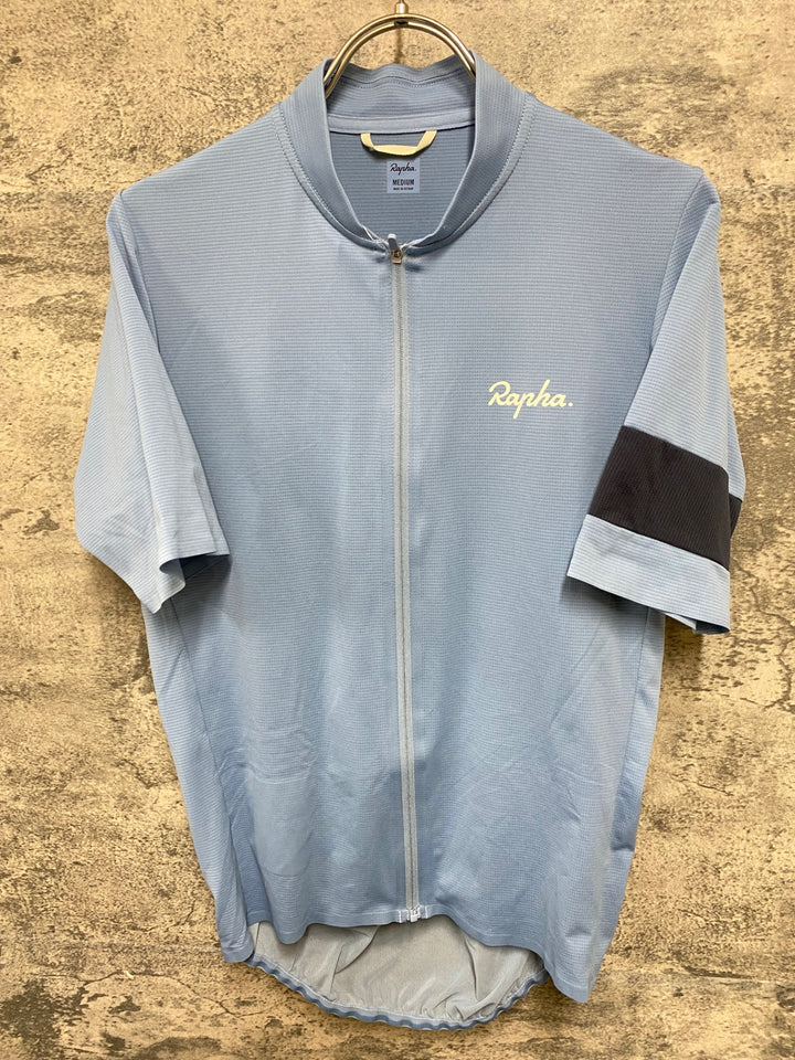 KB603 ラファ Rapha CLASSIC FLYWEIGHT JERSEY 半袖 サイクルジャージ 水色 M