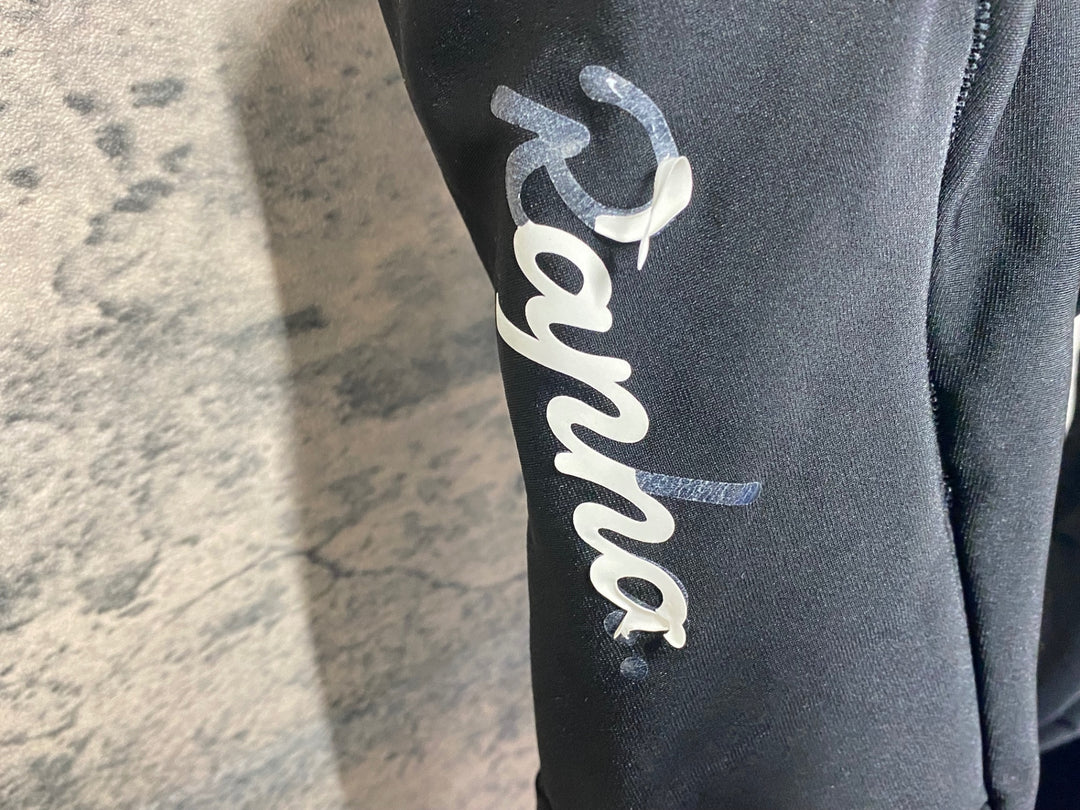 KA822 ラファ rapha CORE CARGO WINTER TIGHTS WITH PAD ビブタイツ M 黒 裏起毛 ※ロゴ剥がれ