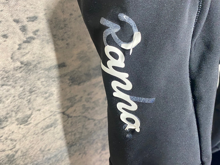 KA822 ラファ rapha CORE CARGO WINTER TIGHTS WITH PAD ビブタイツ M 黒 裏起毛 ※ロゴ剥がれ