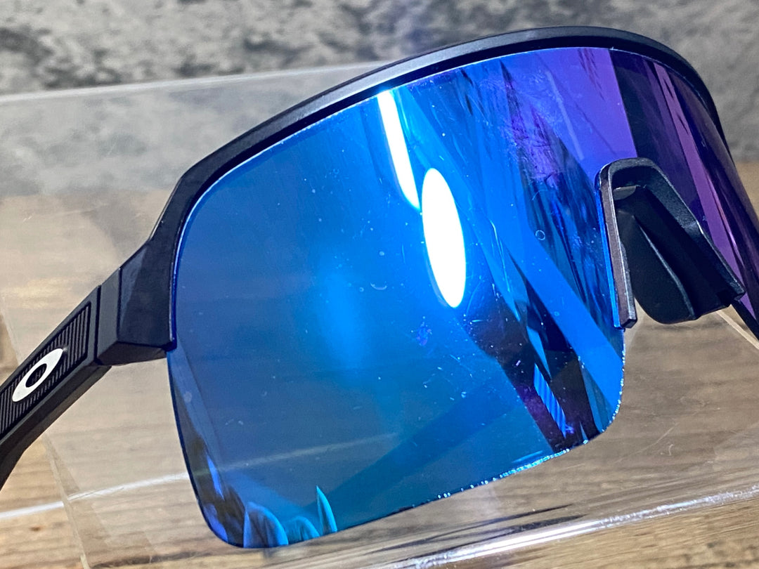 KG539 オークリー OAKLEY SUTRO Lite サングラス アイウェア 黒 PRIZM ROAD レンズ傷
