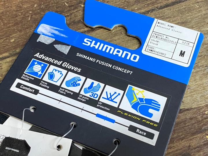 JX984 シマノ SHIMANO 指切 グローブ 黒 M